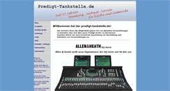 Desktop Screenshot of predigt-tankstelle.de